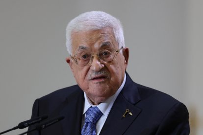 El presidente palestino Mahmud Abbas