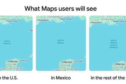 Vista en Google Maps del Golfo de América según la ubicación del usuario.