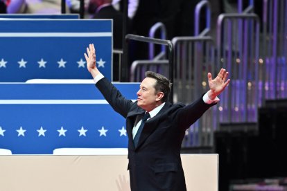 Elon Musk, during an event with the GOP.