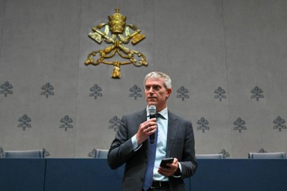 El portavoz de la Oficina de Prensa del Vaticano, Matteo Bruni