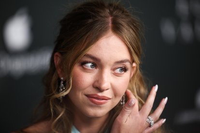 La actriz Sydney Sweeney, durante una premiere