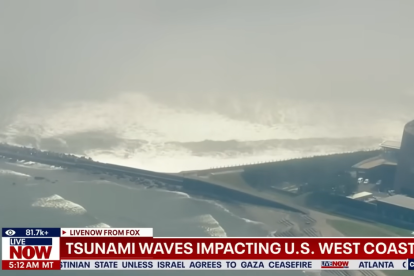 Coverage during tsunami alarms.