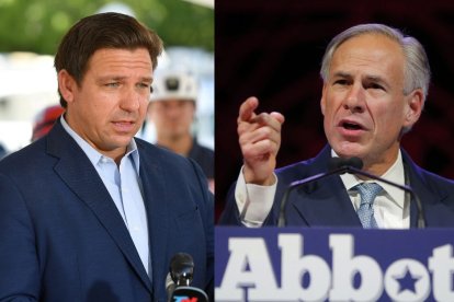 Ron DeSantis, Gobernador de Florida / Greg Abbott, Gobernador de Texas