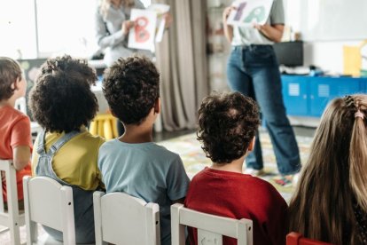 Niños en una escuela