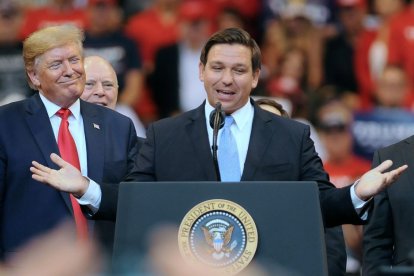 DeSantis y Trump