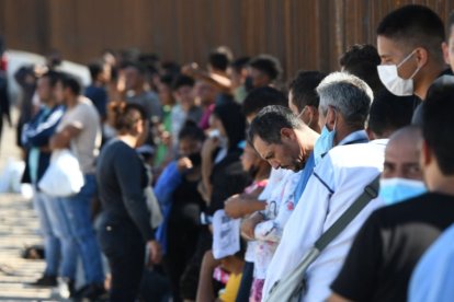 Inmigrantes ilegales. Frontera EEUU, México