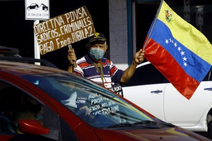 Protestas en Venezuela hacia PdVSA / Cordon Press.