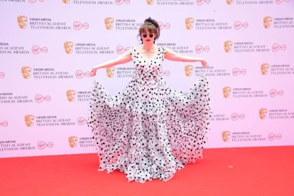 Helena Bonham Carter en la gala de los BAFTA 2021.