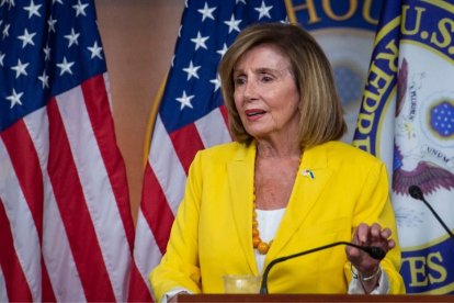 Nancy Pelosi, presidenta de la Cámara de Representantes