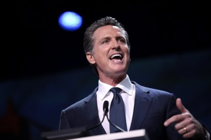 Gavin Newsom, gobernador de California. Foto: Gage Skidmore (Flickr).