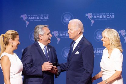 Alberto Fernández y Joe Biden