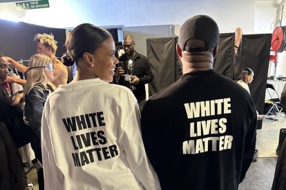 Kanye West y Candace Owens 'White lives matter' /  Candace Owen.