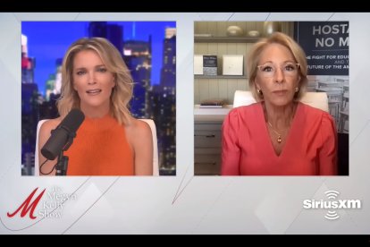 Betsy DeVos en The Megyn Kelly Show.