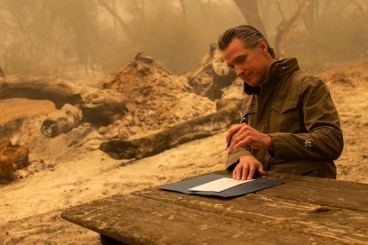 Incendios/Gavin Newsom, gobernador de California