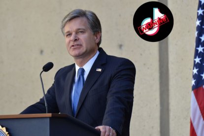 Imagen de la Federal Bureau of Investigation subida a su cuenta de Flickr durante la investidura de Christopher Wray en 2017 como director del FBI.