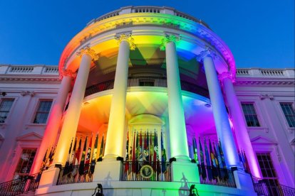 Casa Blanca arcoiris