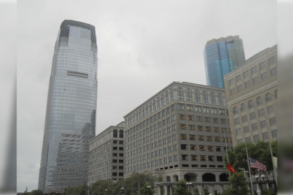 La torre de Goldman Sachs en Nueva Jersey.