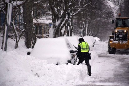 Imagen tomada el 26 de diciembre de 2022 y subida a Cordon Press de cómo se veían las carreteras en Búfalo a consecuencia de la tormenta invernal 'Eliott'.