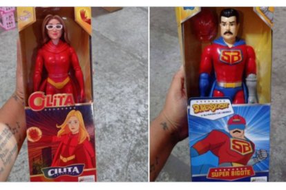 Súper bigote y Cilita, Nicolás Maduro y Cilia Flores