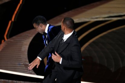 Will Smith slaps Chris Rock at the 94th Oscars Awards