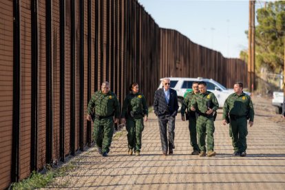 Biden en la frontera. El Paso (Texas)