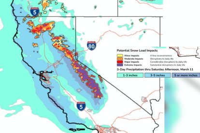 California: más de 17 millones de personas en alerta por inundaciones y lluvias torrenciales.