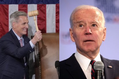 Joe Biden y Kevin McCarthy