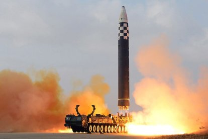 North Korea fires new missiles following joint US maneuvers with Japan and South Korea.