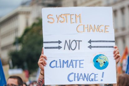 Manifestación contra el cambio climático. Imagen de archivo.