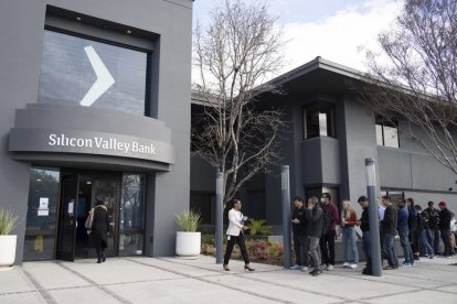 The headquarters of the Silicon Valley Bank (SVB) in Santa Clara, California.