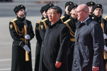 El presidente de China, Xi Jianping, aterriza en Rusia para realizar una visita diplomática