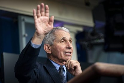 Antony Fauci, durante una comparecencia ante los medios.