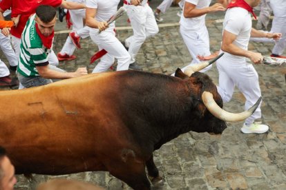 Primer encierro de Sanfermines.