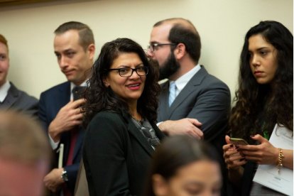 La congresista demócrata Rashida Tlaib.