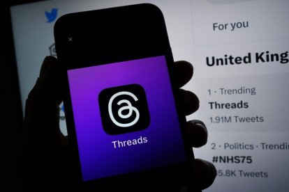 Threads, nueva red social de Meta Platforms.