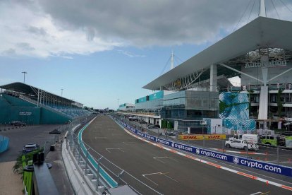 Miami International Autodrome, circuito donde se celebra el Gran Premio de Miami de Fórmula 1. Imagen de archivo.