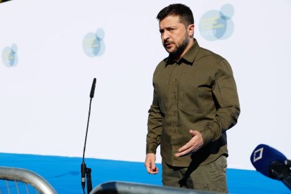 Volodymyr Zelensky, presidente de Ucrania