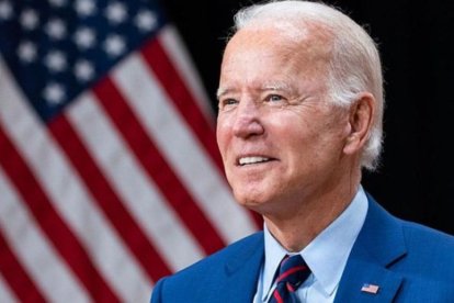 Joe Biden, presidente de los Estados Unidos. El 25 de abril de 2023, anunnció su candidatura a su reelección para las elecciones presidenciales de 2024.