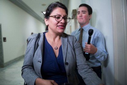 Rashida Tlaib, representante del Partido Demócrata.