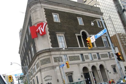 Sede de la MTV en Toronto, Canadá. MTV News echó el 10 de mayo el cierre tras 36 años en antena.