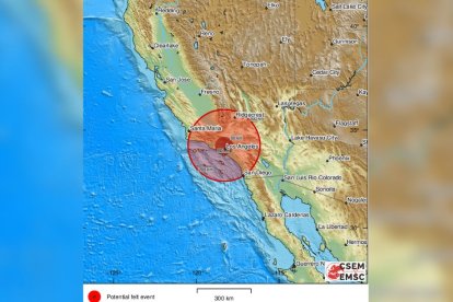 Terremoto 4,5 California