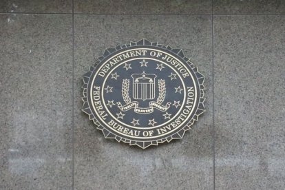 FBI logo on a wall