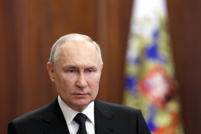 Vladímir Putin, presidente de Rusia, durante una conferencia de prensa. Imagen de archivo.