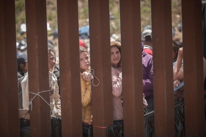 Imagen de la frontera entre México y EEUU tras expirar el Título 42.