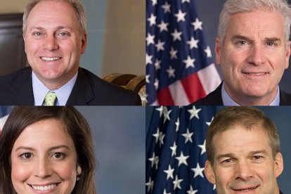 Steve Scalise- Tom Emmer- Elise Stefanik- Jim Jordan