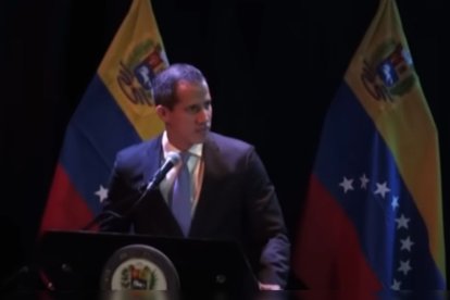 La dictadura de Nicolás Maduro emite una orden de captura contra Juan Guaidó (Captura video YouTube El Tiempo)