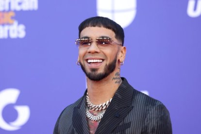 El cantante puertorriqueño Anuel AA en el photocall de la octava edición de los Premios Latin Grammy celebrados en abril de 2023.