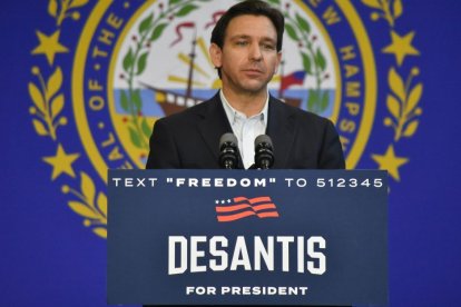 El candidato a la nominación del GOP Ron DeSantis.