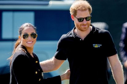 Los duques de Sussex, el príncipe Harry y Meghan Markle. Imagen de archivo.