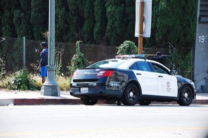 Policía de Los Ángeles.